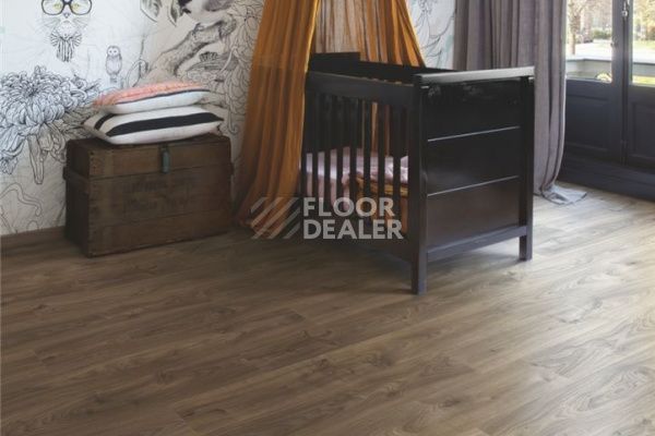 Плитка ПВХ Quick Step Livyn Balance Click Plus BACP BACP40027  Дуб коттедж темно-коричневый фото 4 | FLOORDEALER